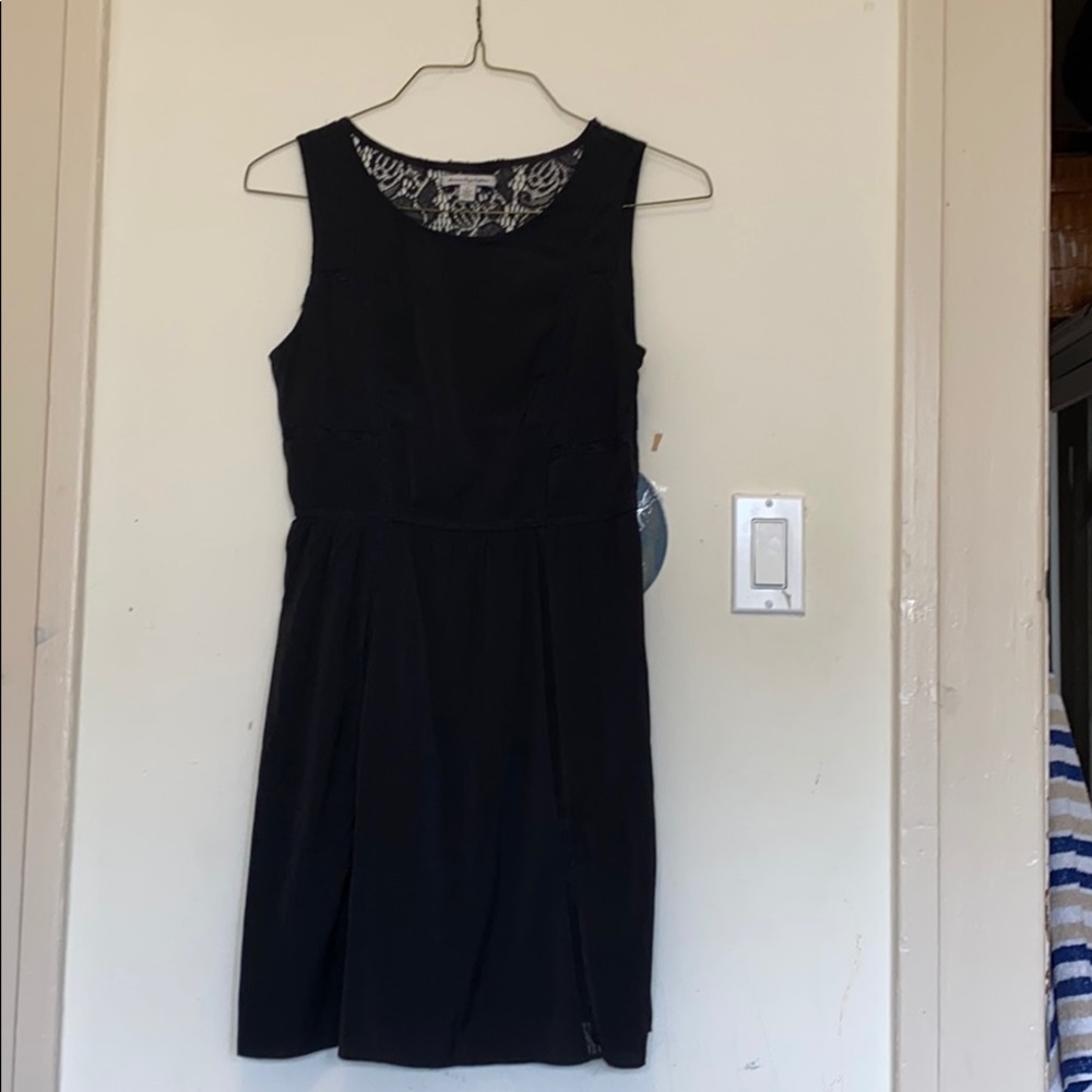 Black lacy cocktail dress